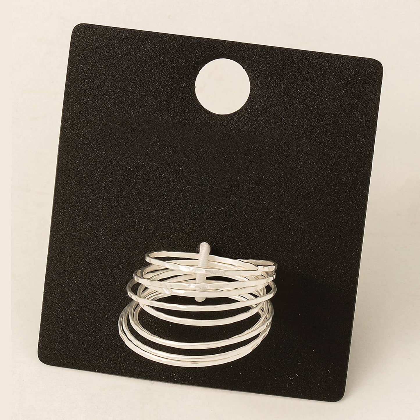 Gold Dipped Coiled Band Rings Set