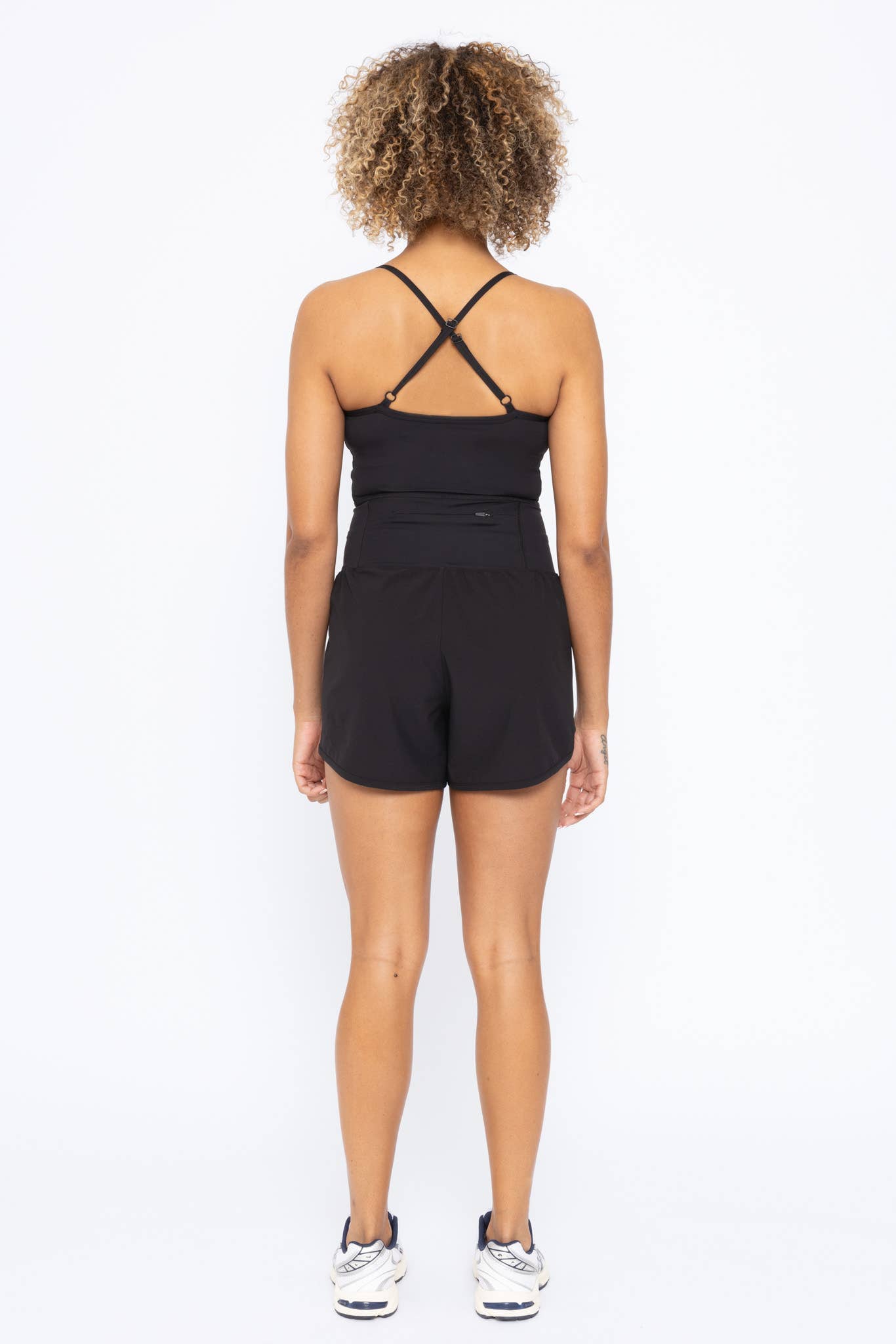 Black Active Romper