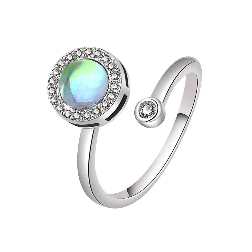 Moonstone Spinner Ring