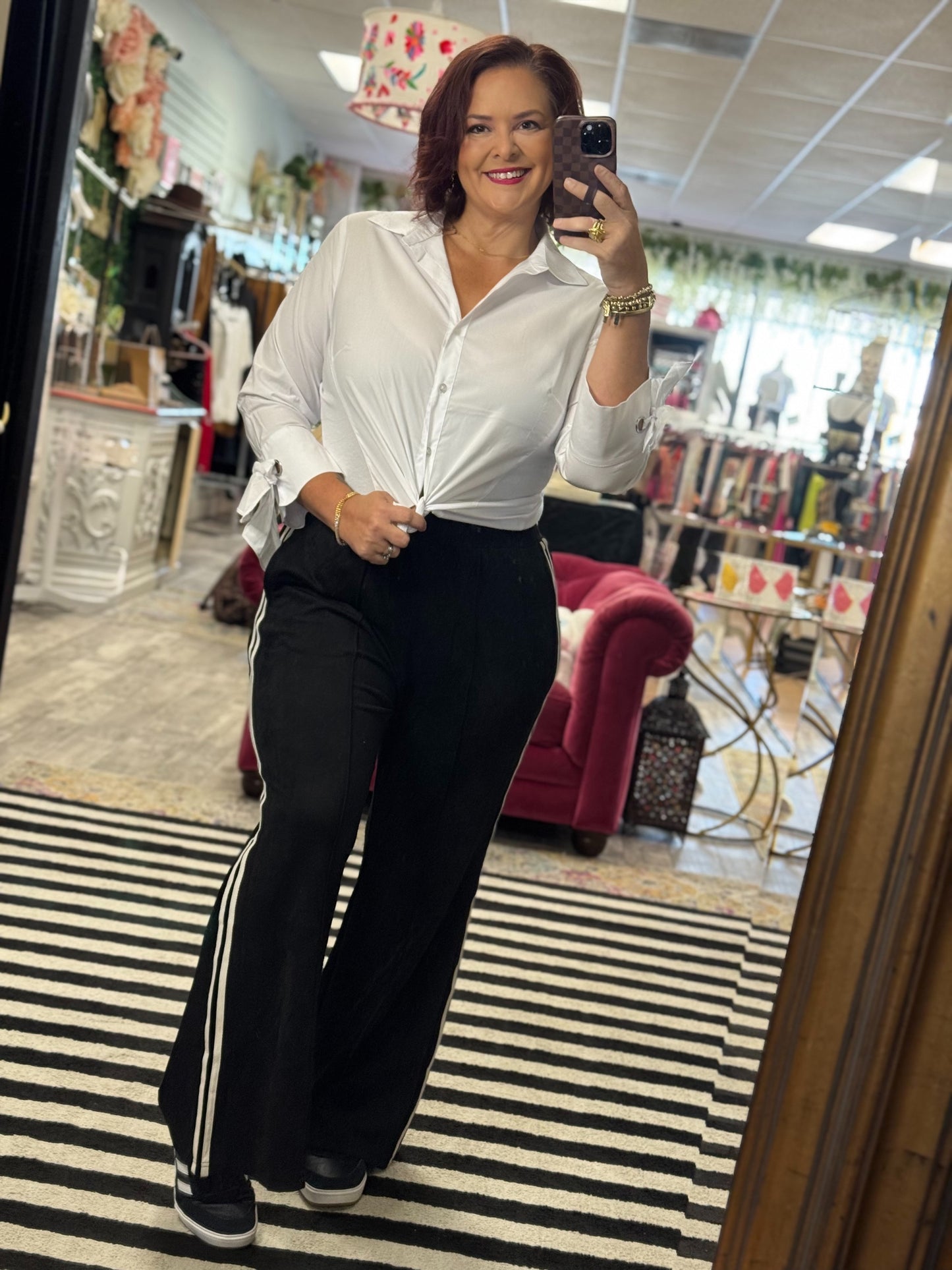 Buttons and Bows Blouse