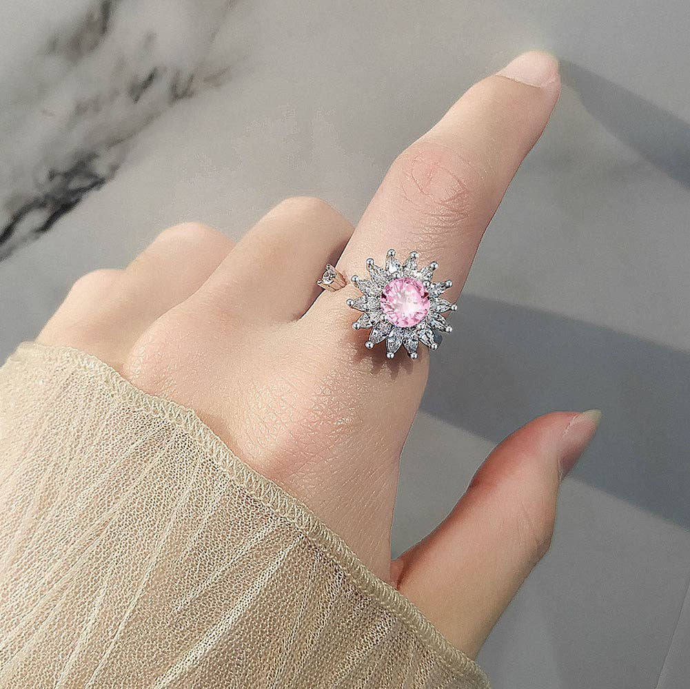 Sunflower Spinner Ring