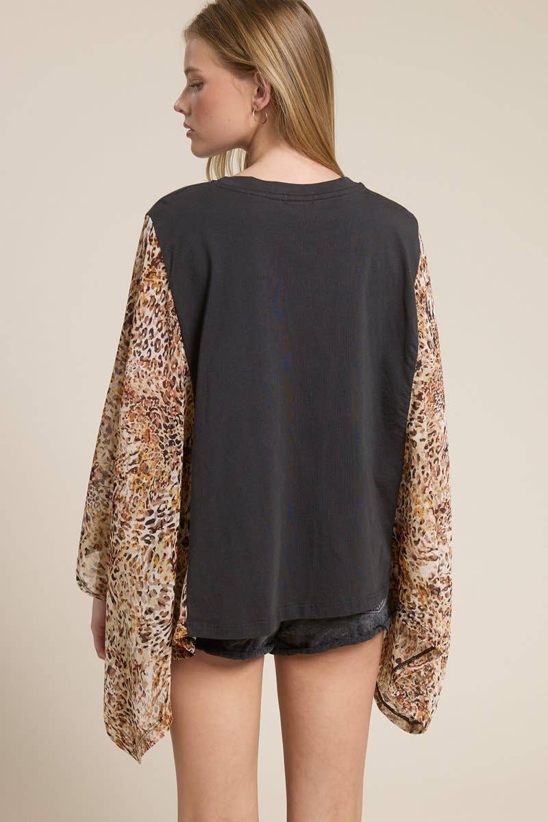 Graphic Kantha Top