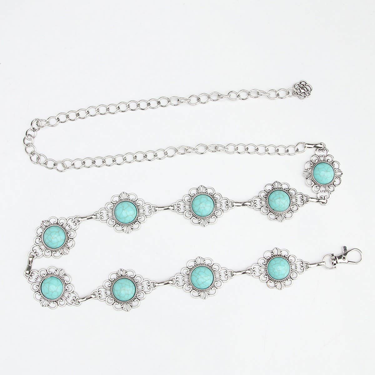 VINTAGE TURQUOISE CHAIN BELTS