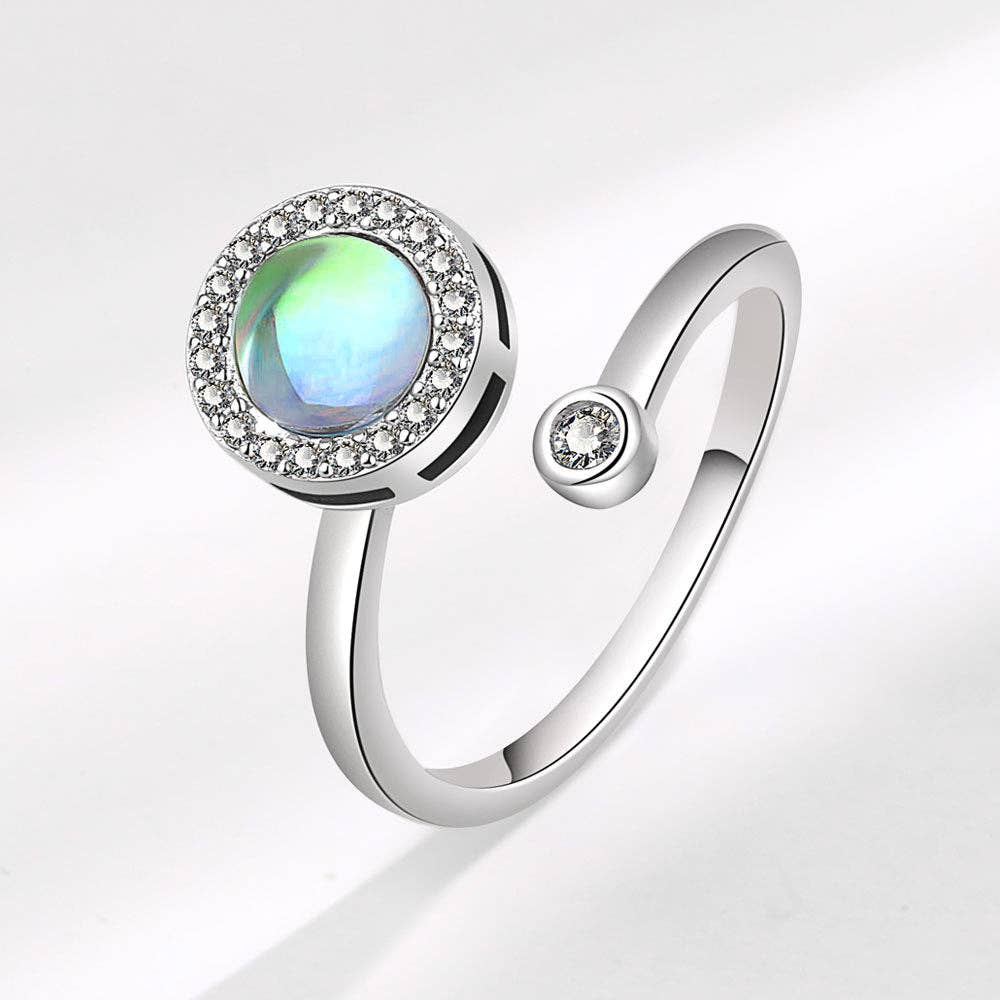 Moonstone Spinner Ring