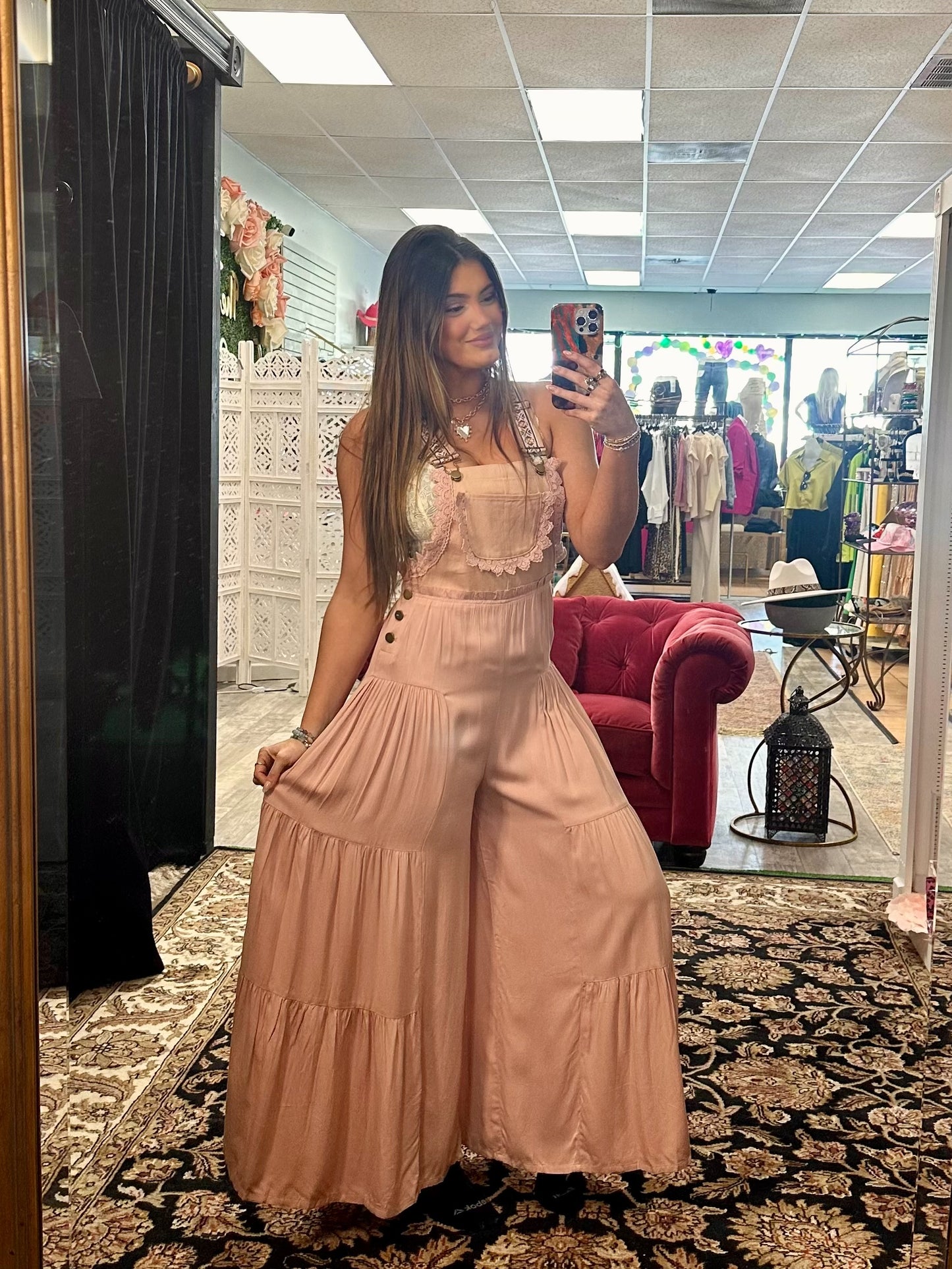 Blush Belle Overalls