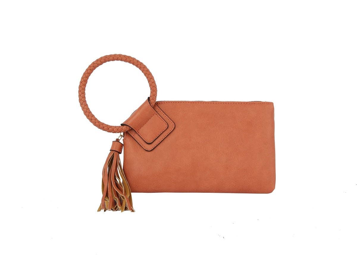 Leather Wristlet/Clutch
