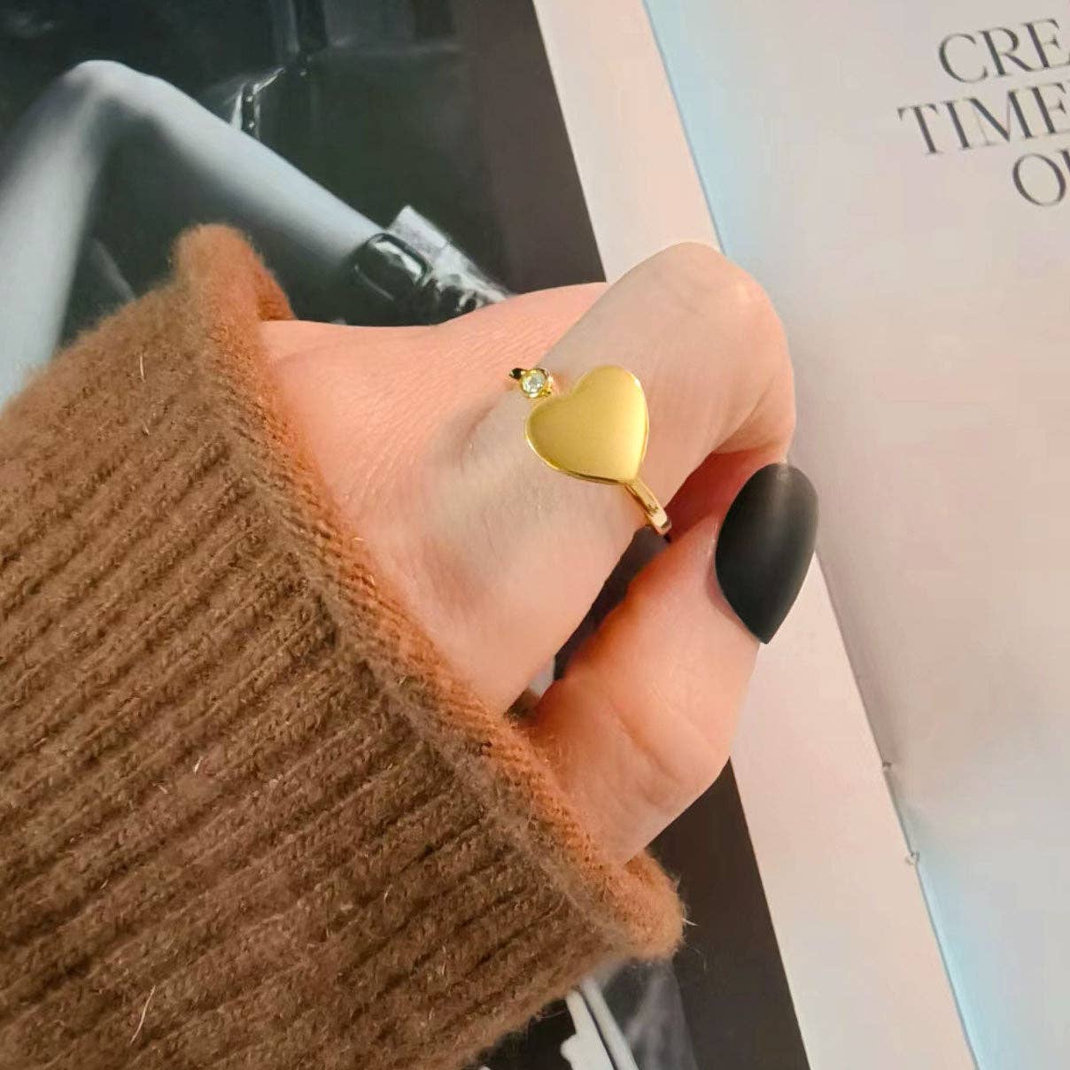 Heart Spinner Ring