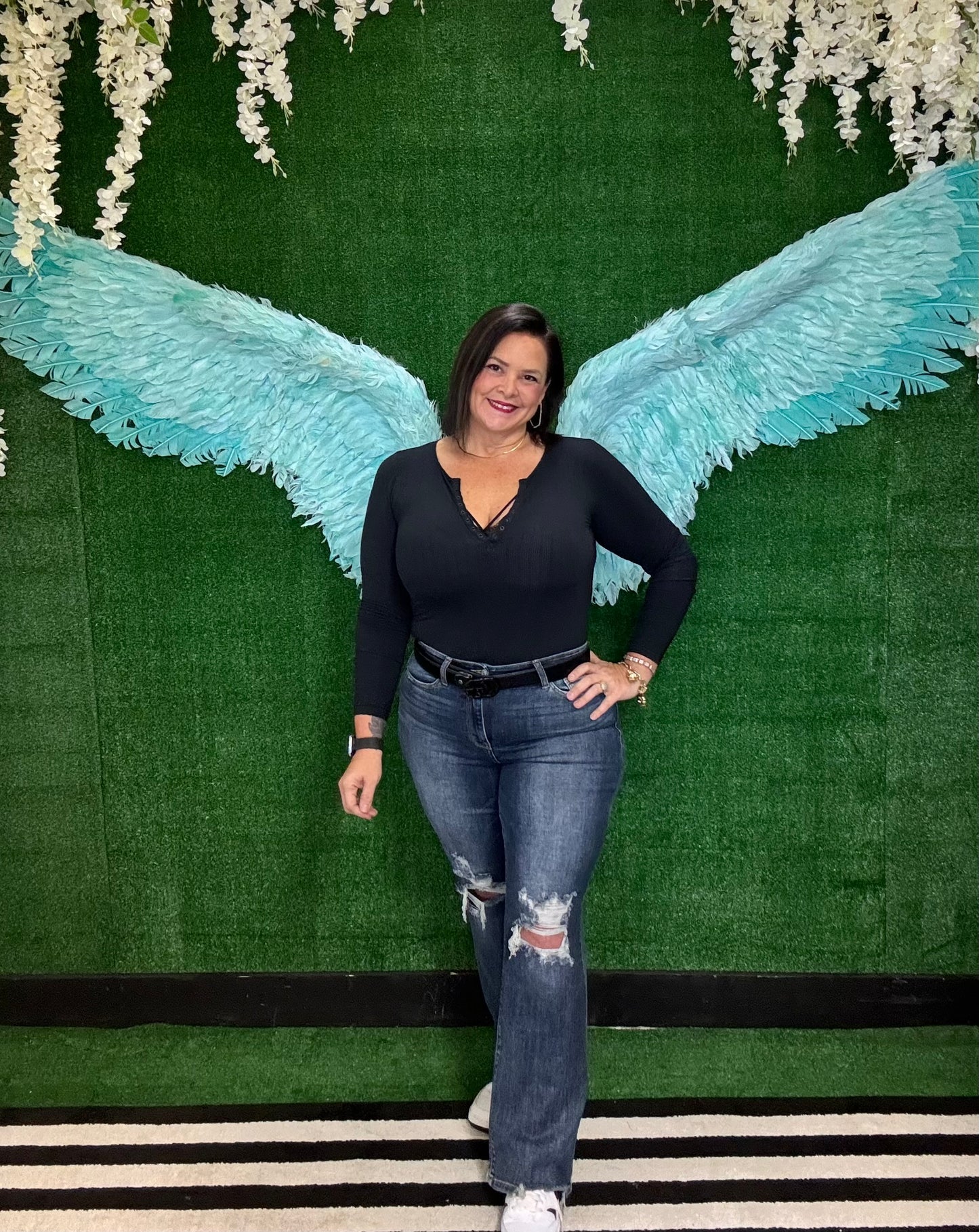 Maddie 90s Straight Fit High Rise Jeans