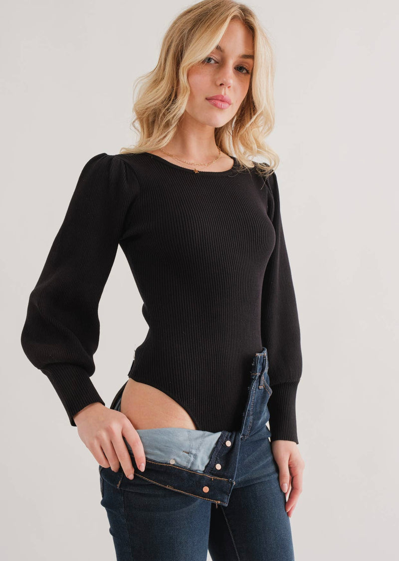 Puff Sleeve Bodysuit – Sabrak Boutique