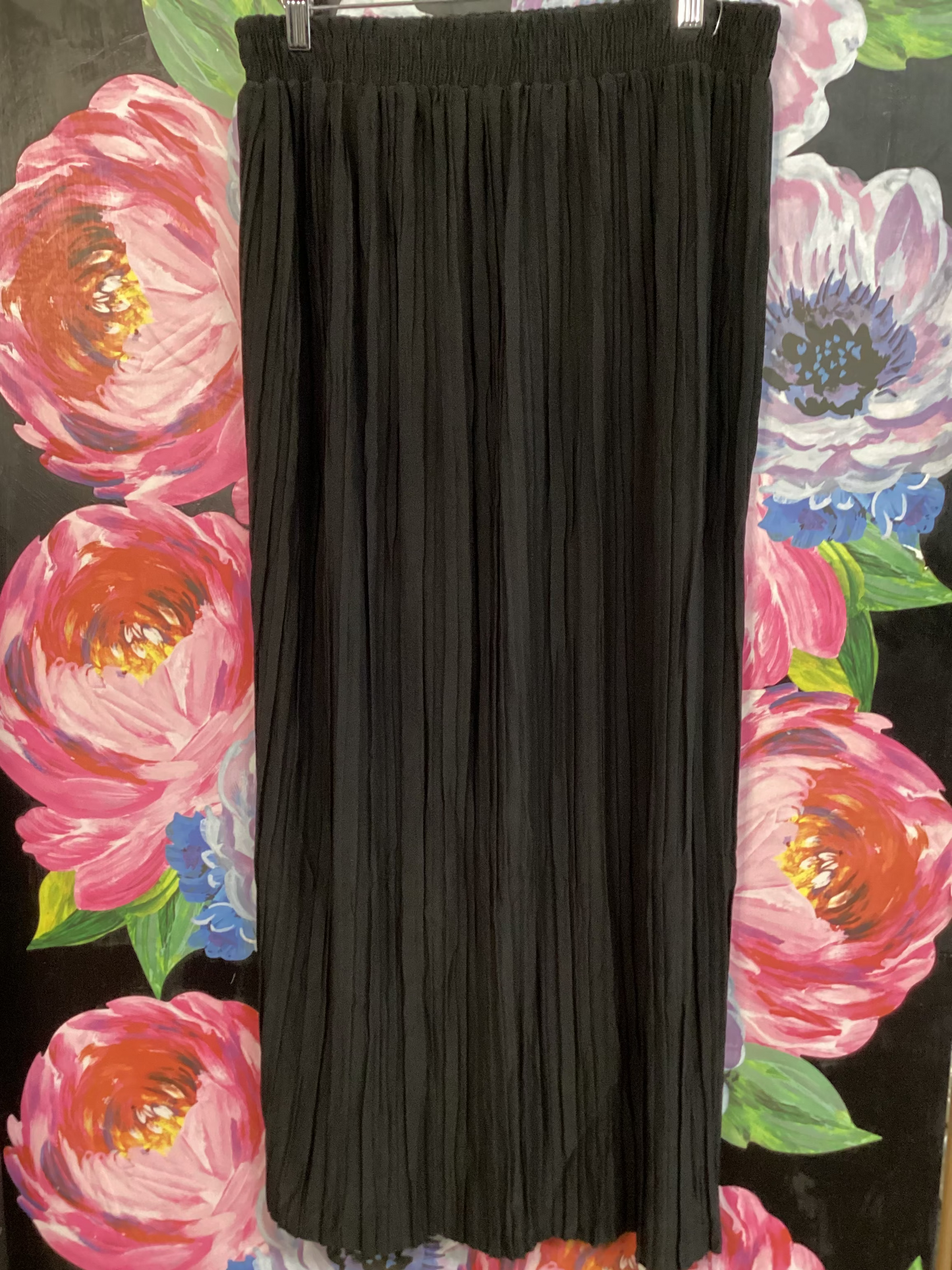 Pleated Maxi Skirt