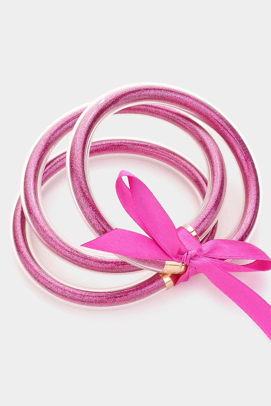 Wide Jelly Bracelets