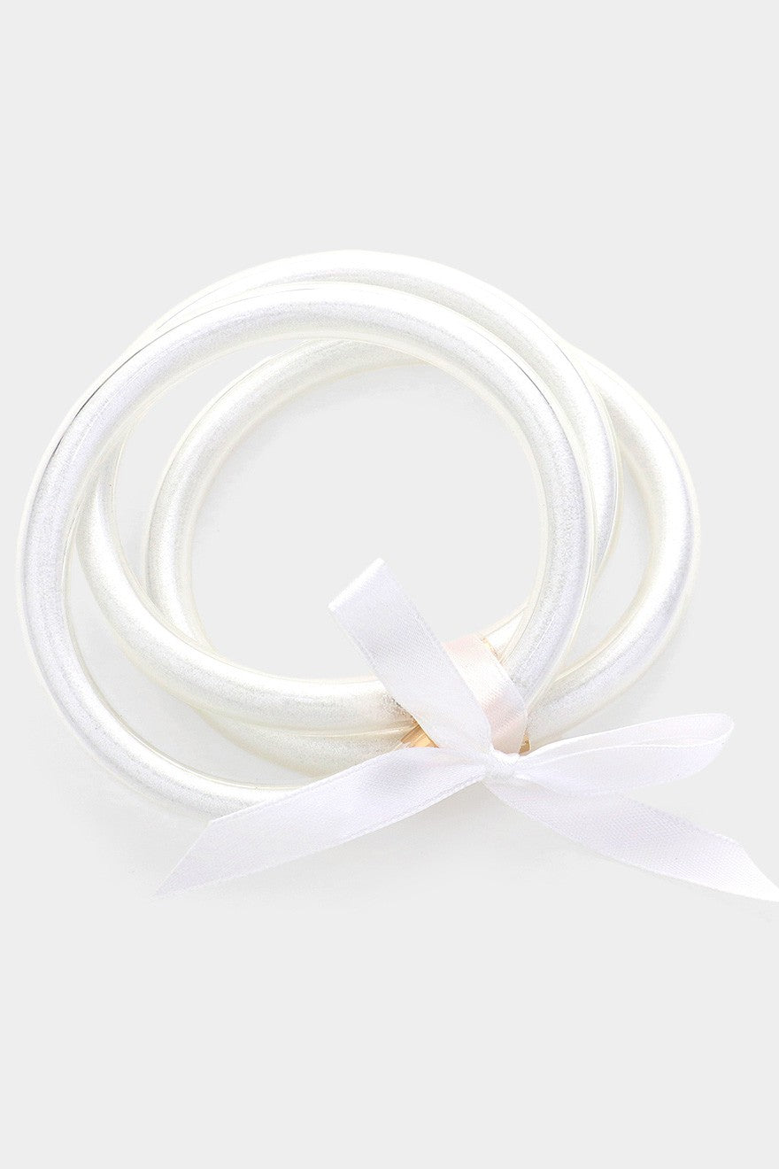 Wide Jelly Bracelets