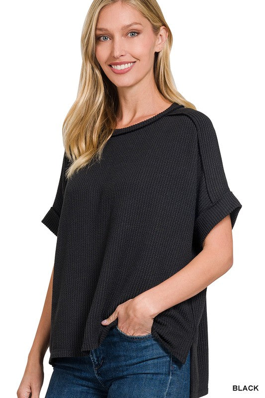 Ribbed SS Shirt