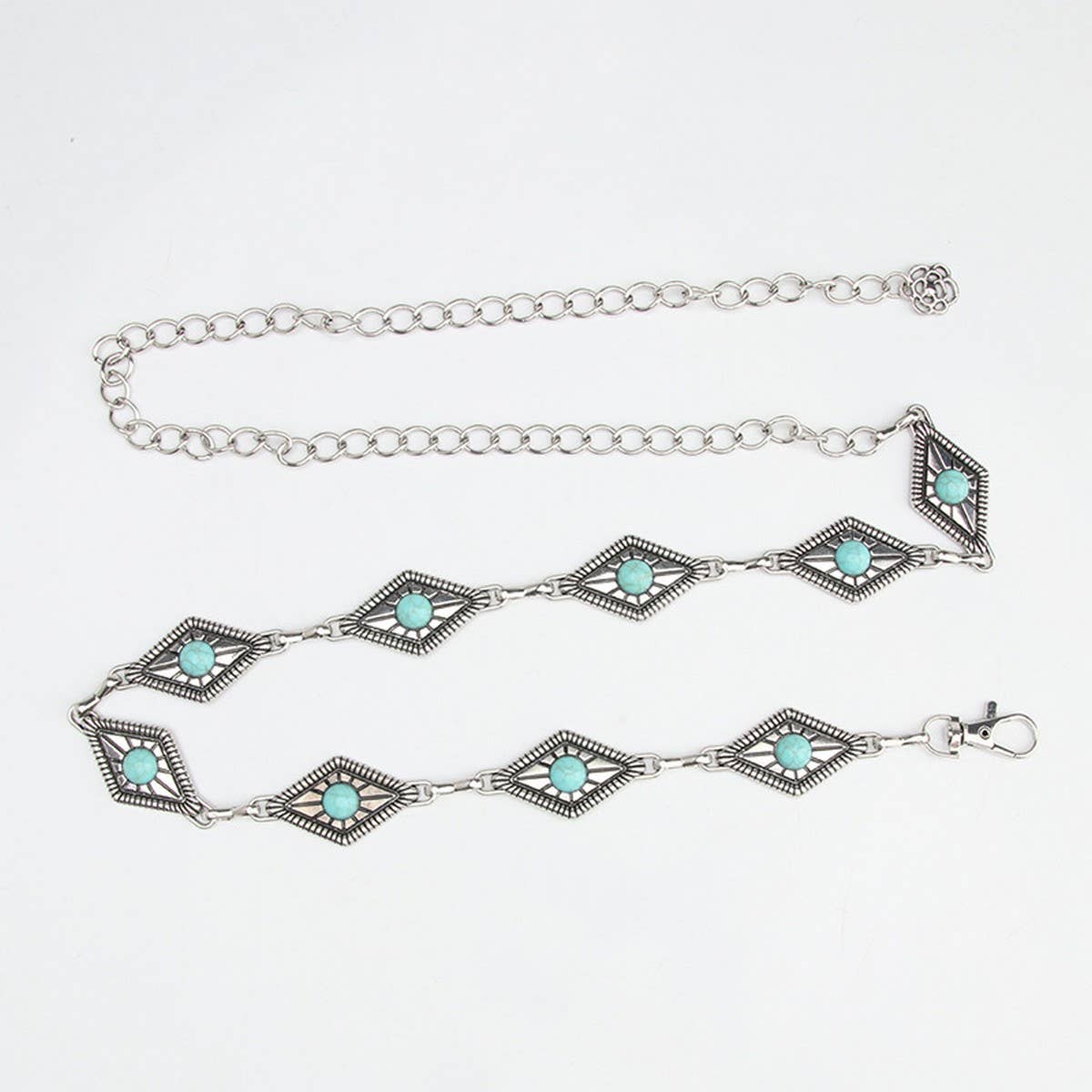 VINTAGE TURQUOISE CHAIN BELTS