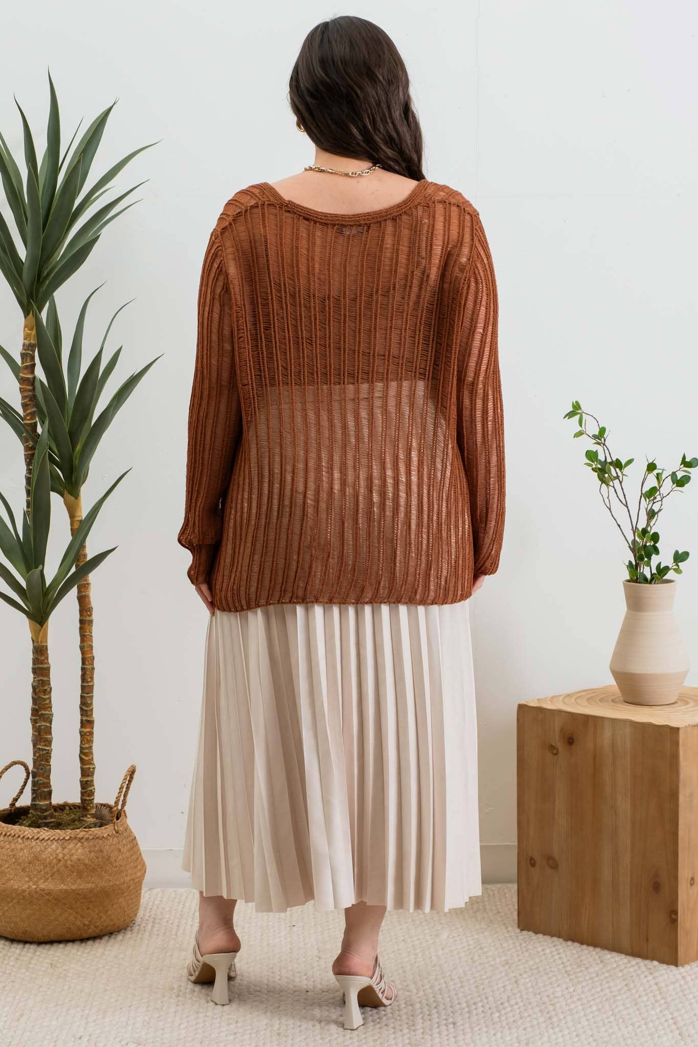 Curvy Crochet Cardigan