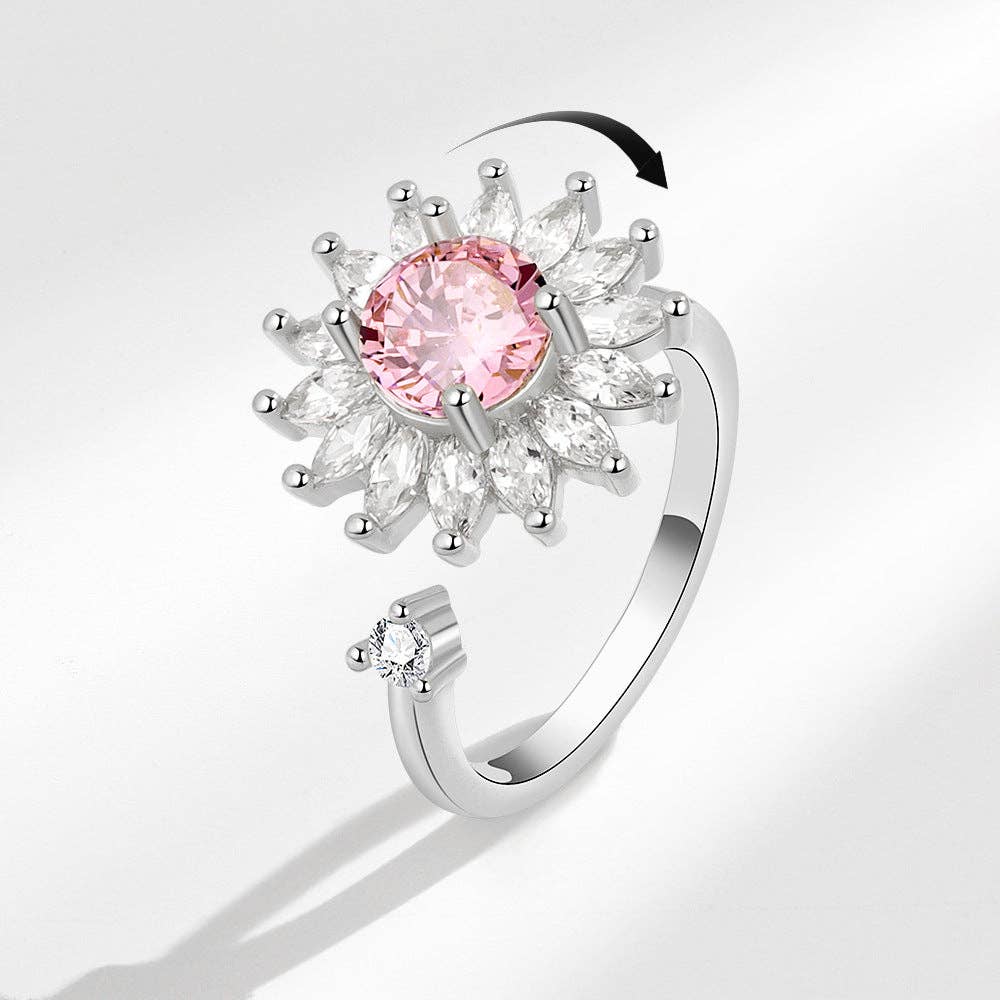Sunflower Spinner Ring