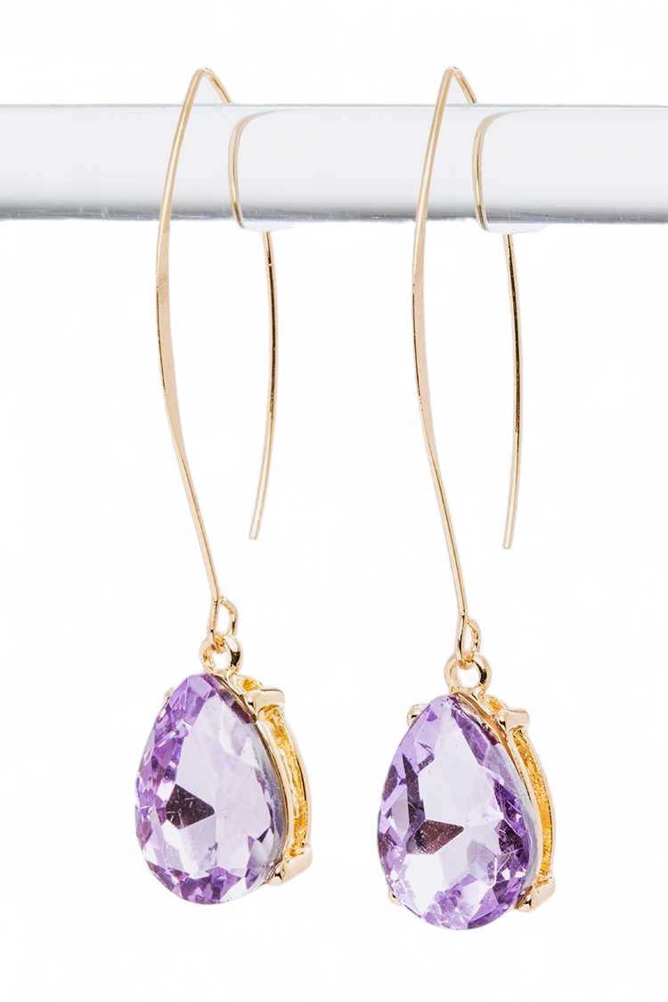 Euro Wire Teardrop Earrings