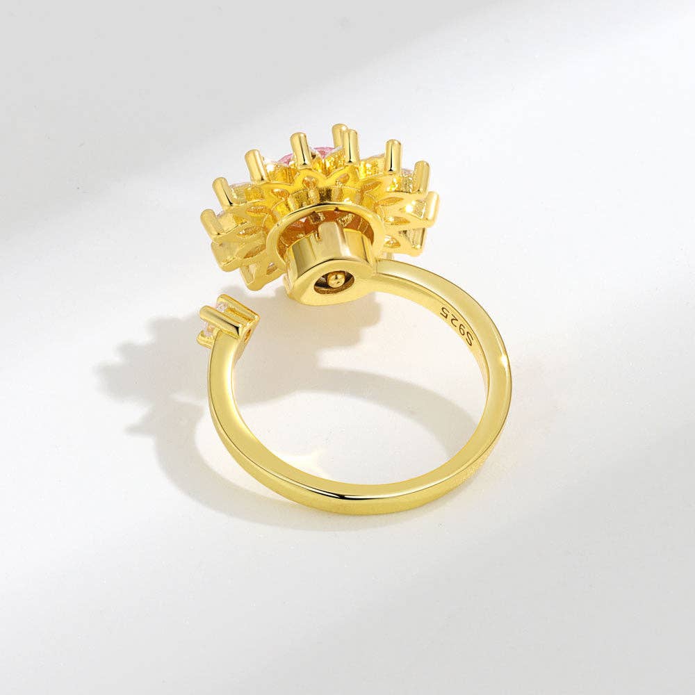 Sunflower Spinner Ring