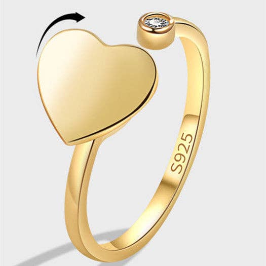 Heart Spinner Ring