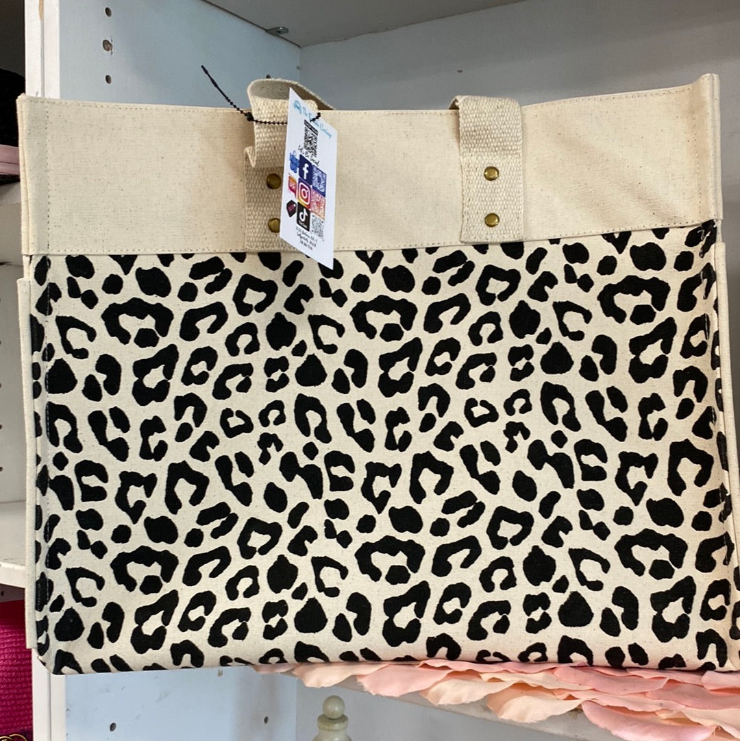 Leopard Beach Bag