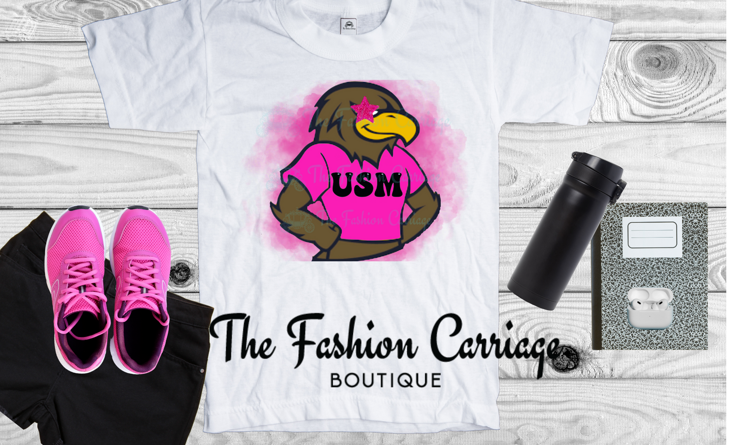 Pink Eagle Tee