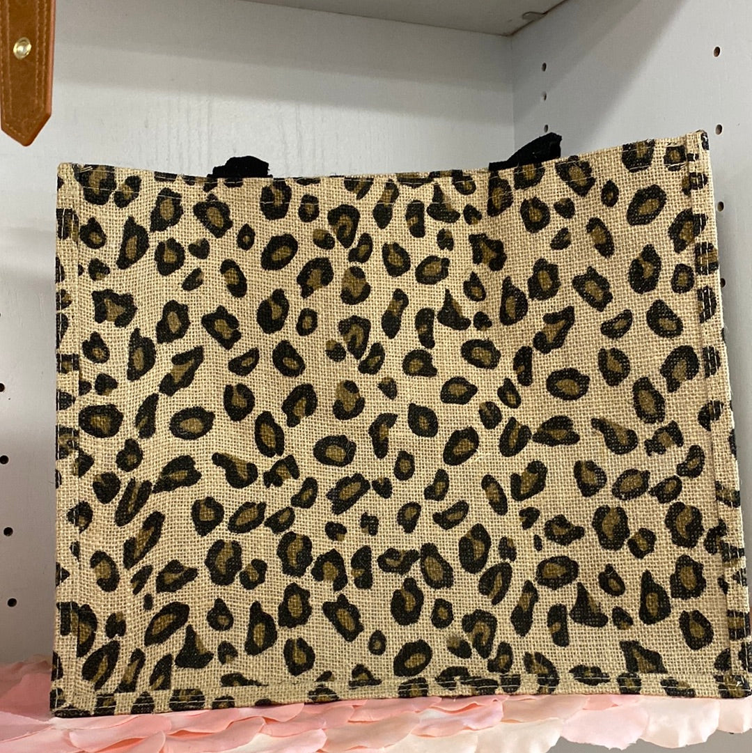 Leopard Beach Bag