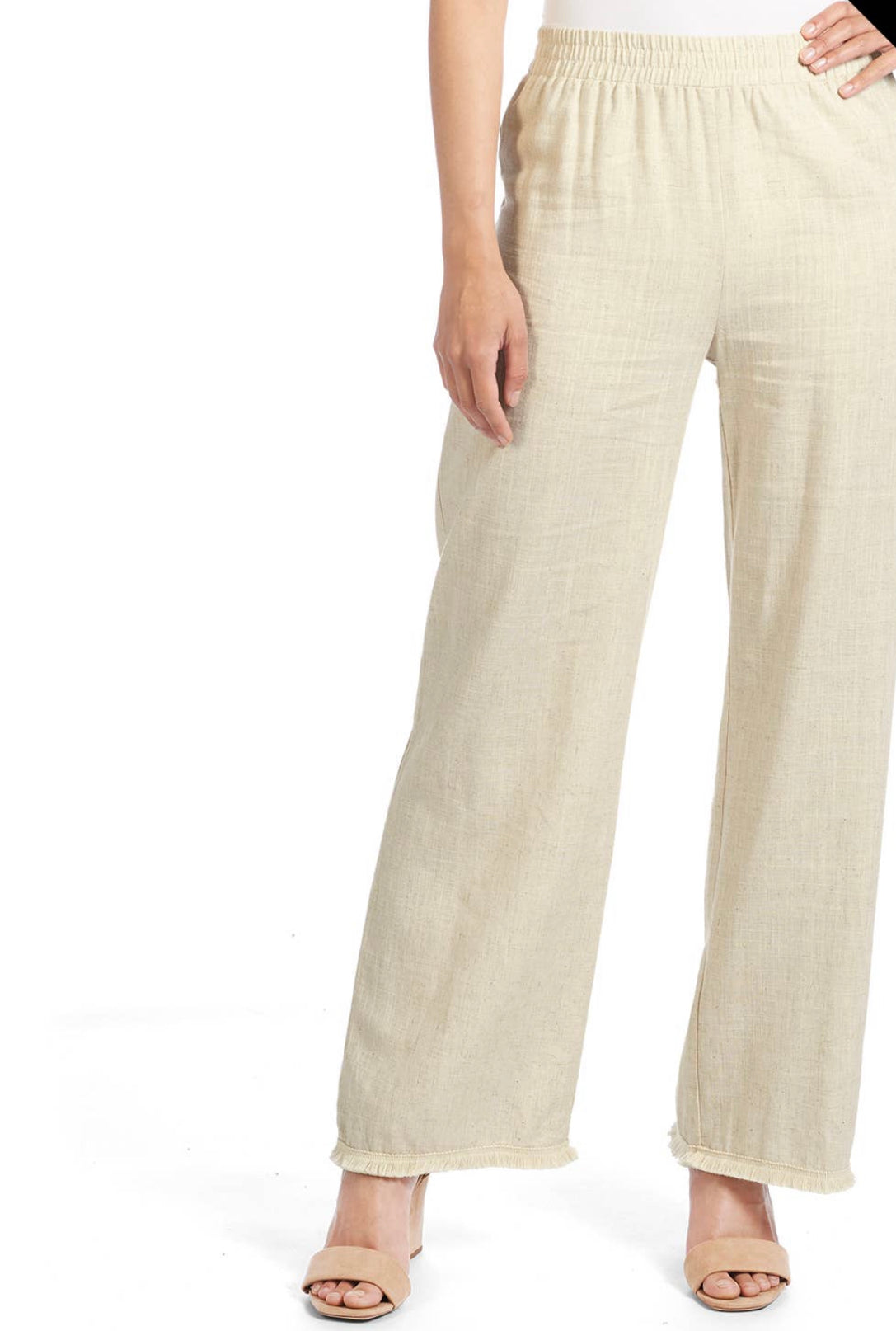 Runway Linen Fringe Bottom