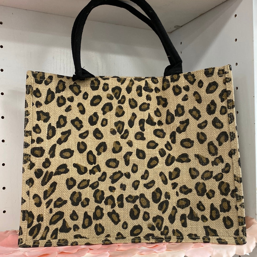 Leopard Beach Bag