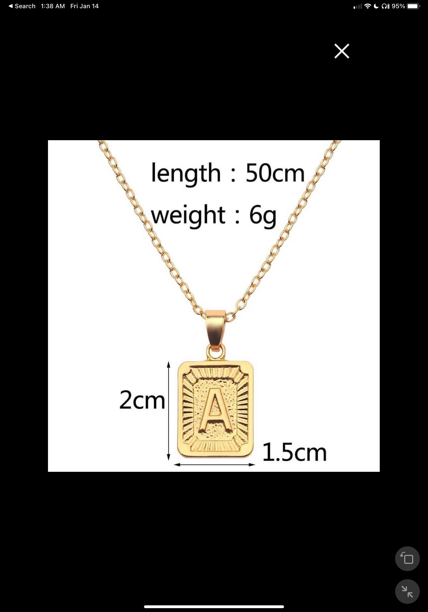 Gold Initial Necklaces
