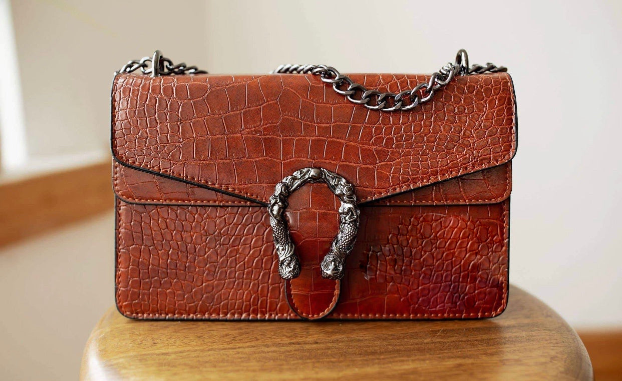 Faux Snakeskin purse