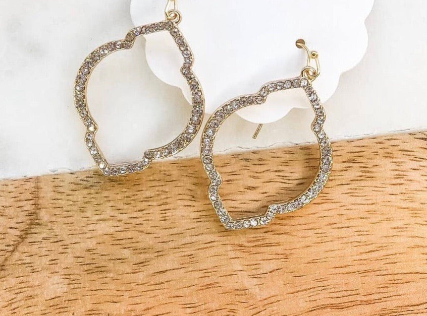 Marquee Pave Earrings