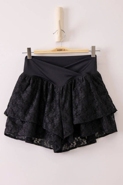 Layered Lace Shorts