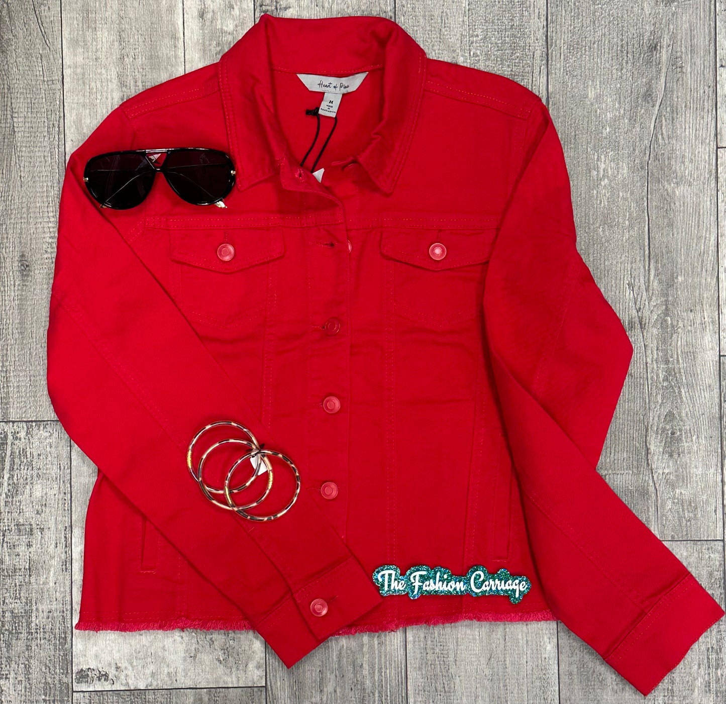 Chayo’s Cherry Denim Jacket