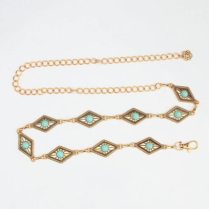VINTAGE TURQUOISE CHAIN BELTS