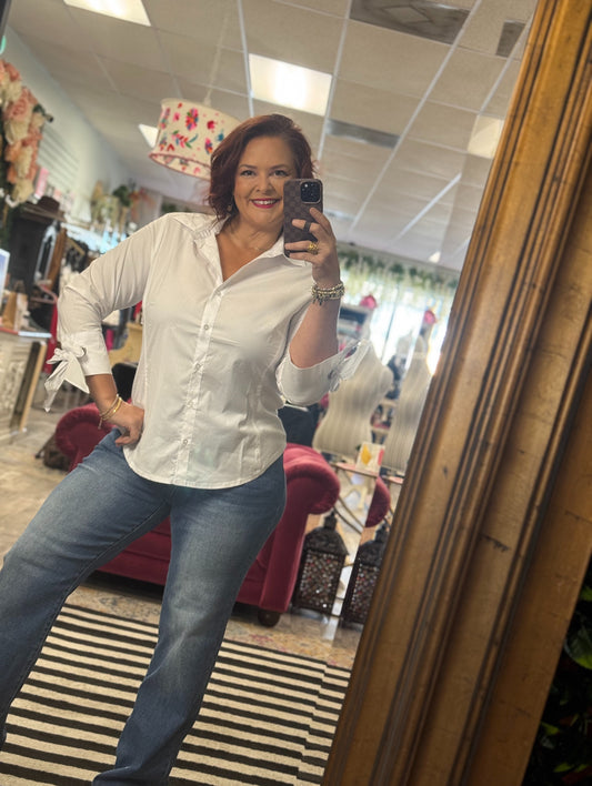 Buttons and Bows Blouse