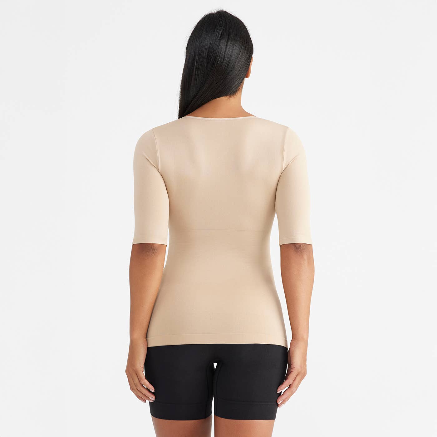 Willow V-Neck 3/4 Sleeve Shaping Top
