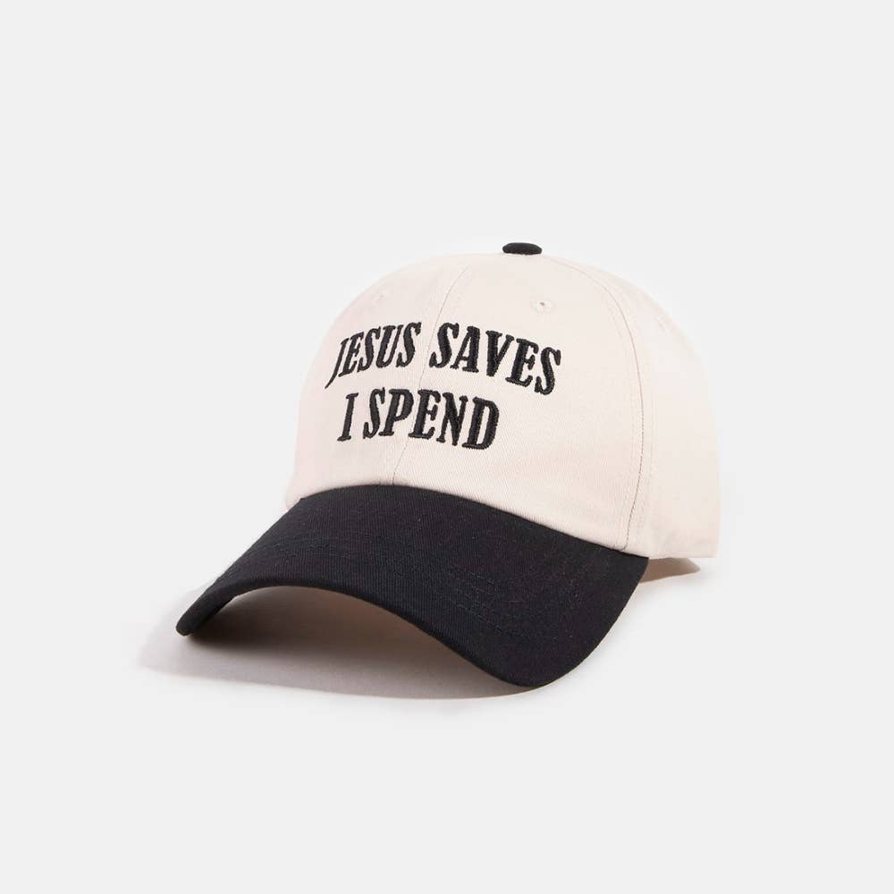 Jesus Saves I Spend Trucker Hat