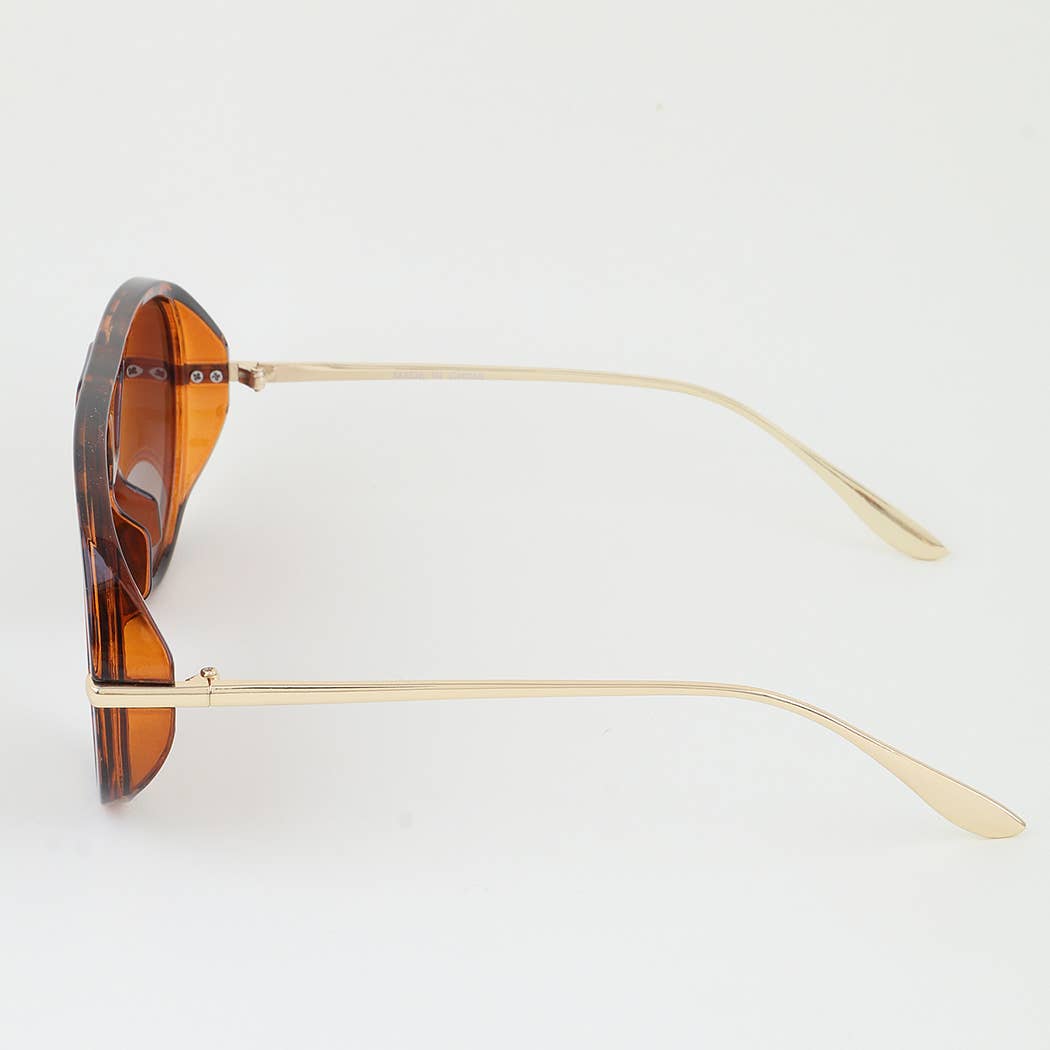 Elegant Round Aviator Sunglasses