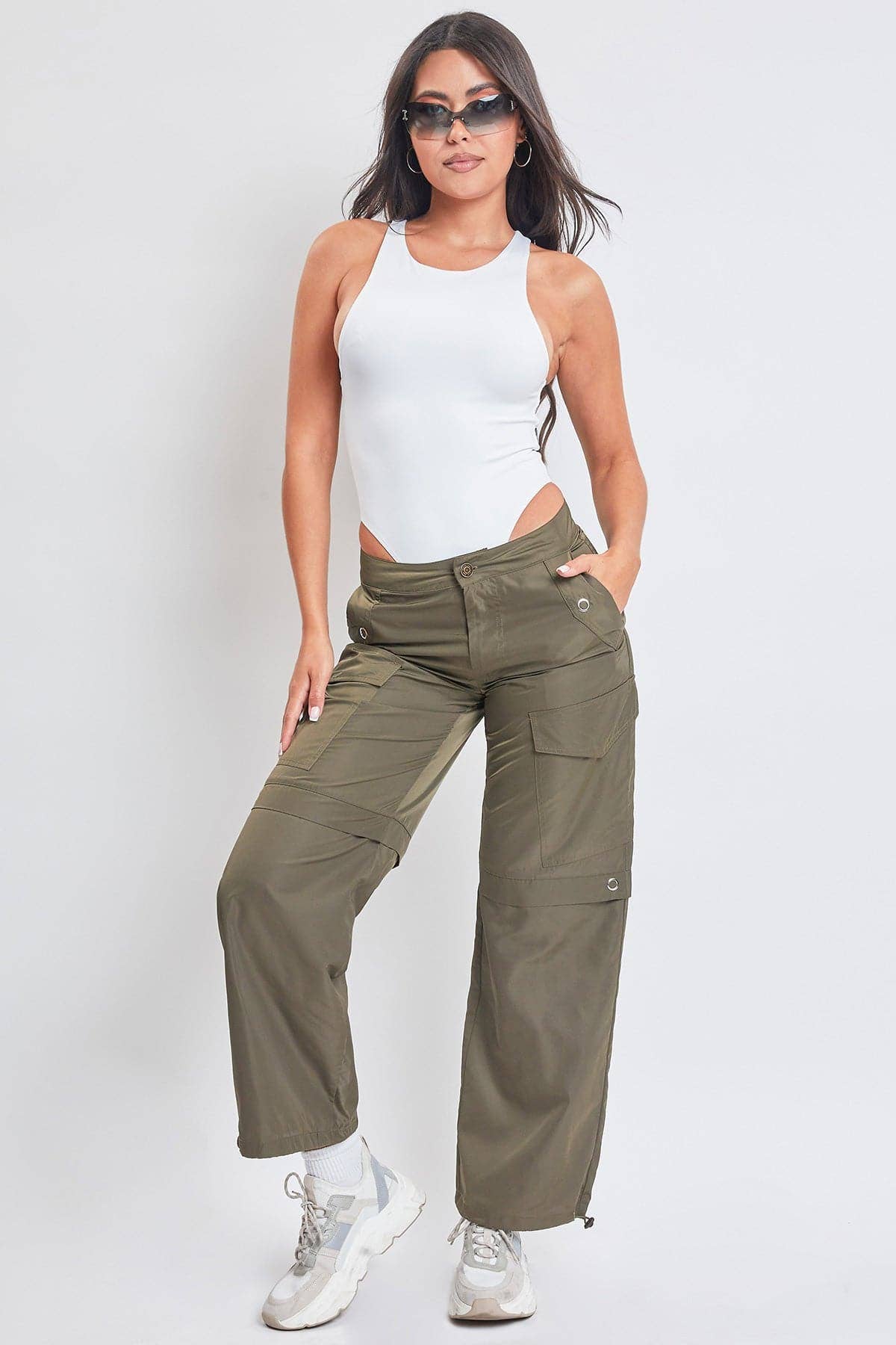 Cargo Pants With Bungee Hem