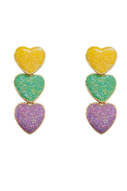 Mardi Gras Earrings