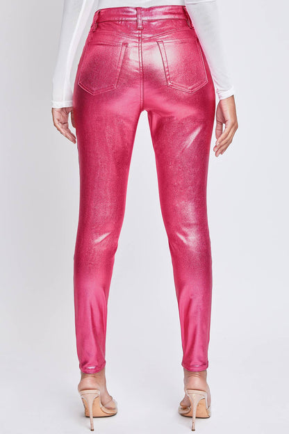 Junior High Rise Metallic Skinny Jean