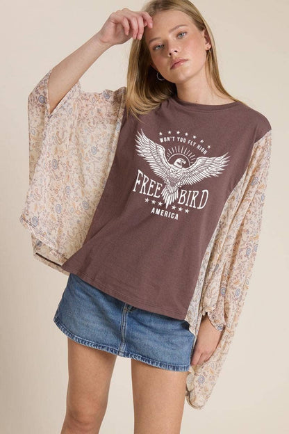 Vintage Graphic Kantha Top