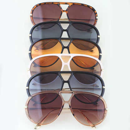 Elegant Round Aviator Sunglasses