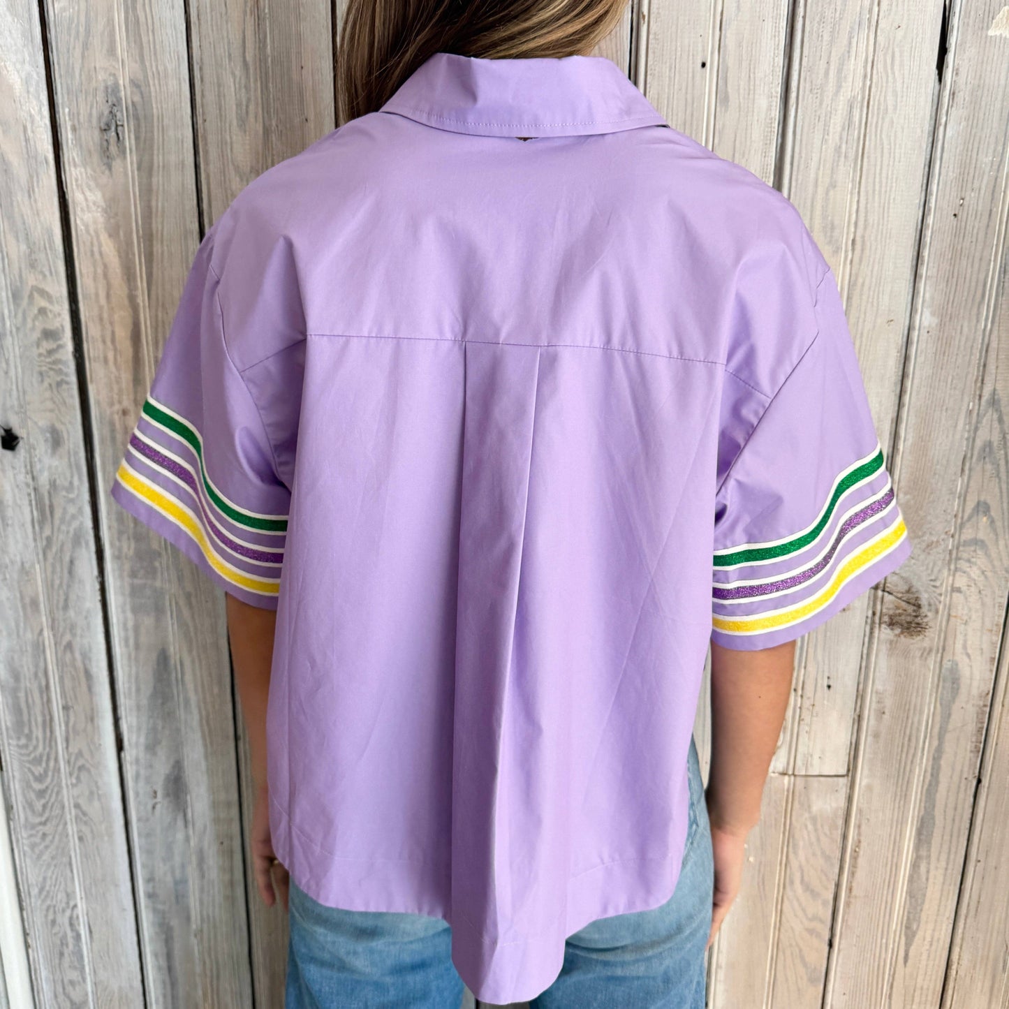 Mardi Stripe Poplin-lavender