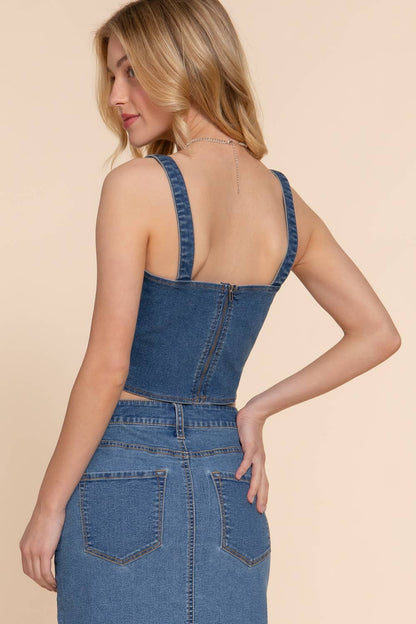 Denim Cami Top