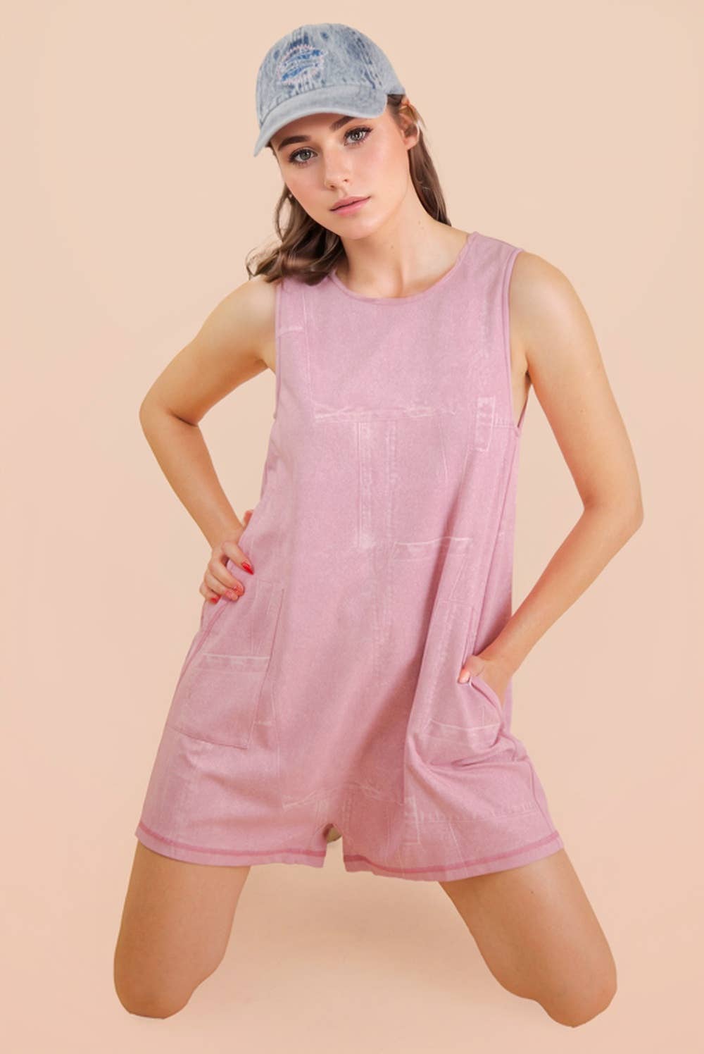 Stonewashed Stroll Romper