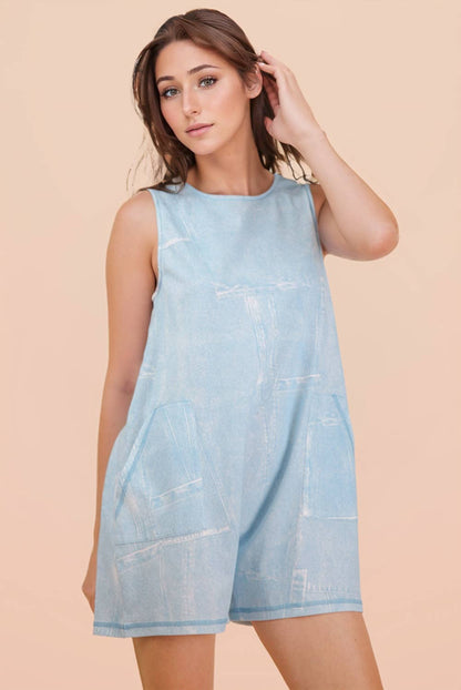 Stonewashed Stroll Romper