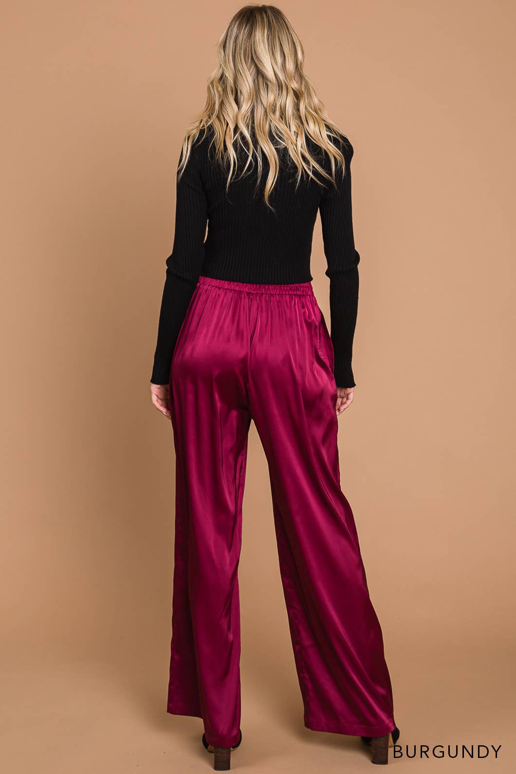 Satin Wide Leg Pants