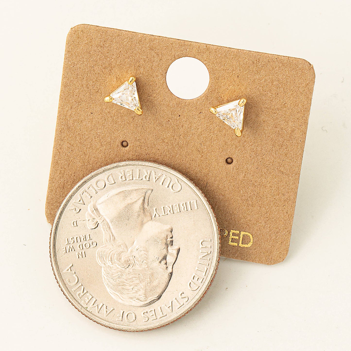 Mini Triangle Stud Earrings