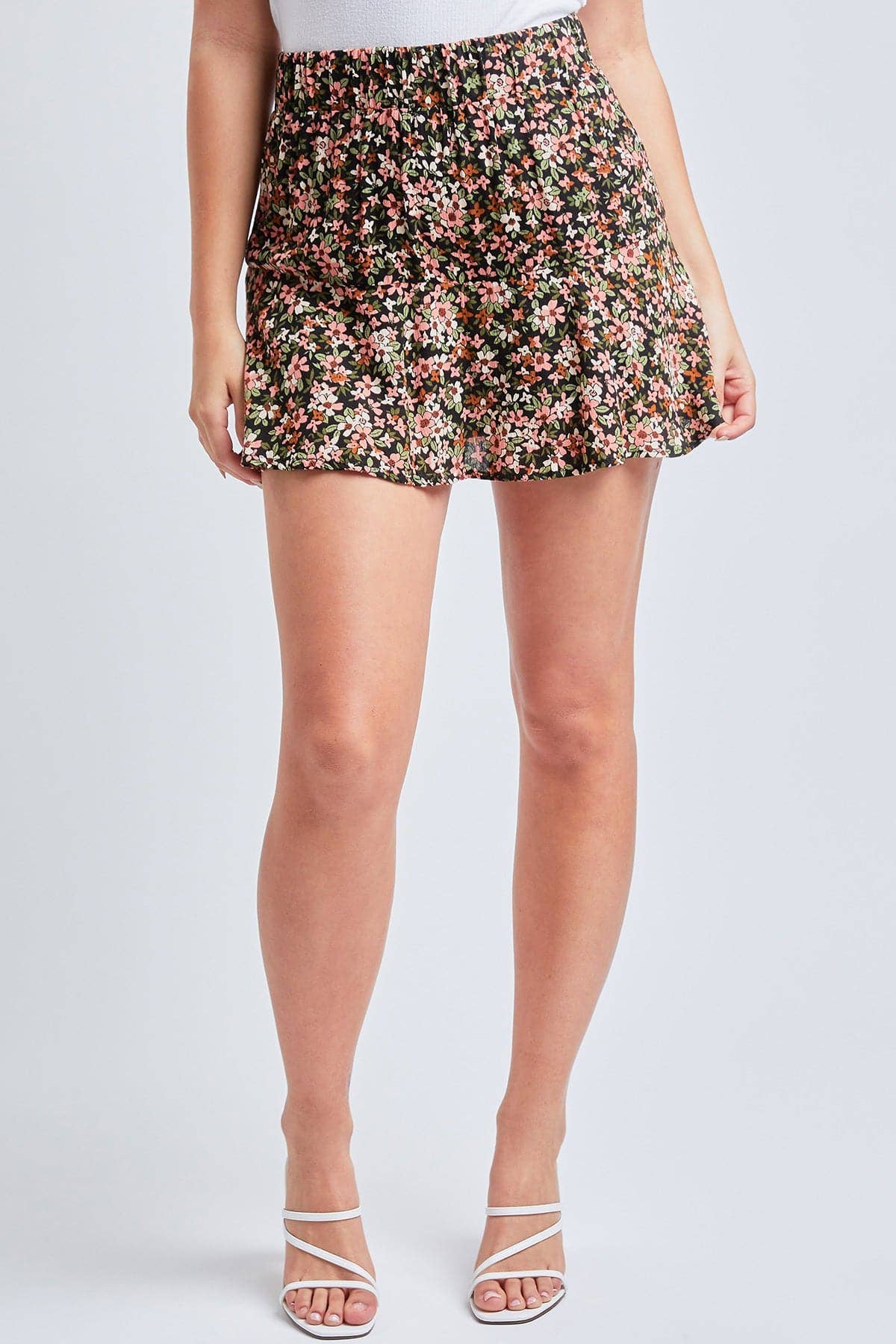 Floral Tier Skort